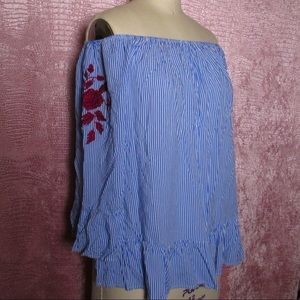 Blouse, Off Shoulder Blouse